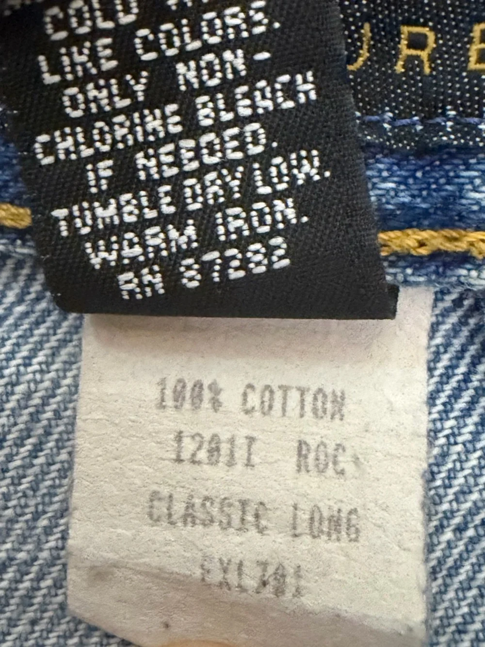Vintage Express Bleus Classic High-Rise Light Blue Jeans
